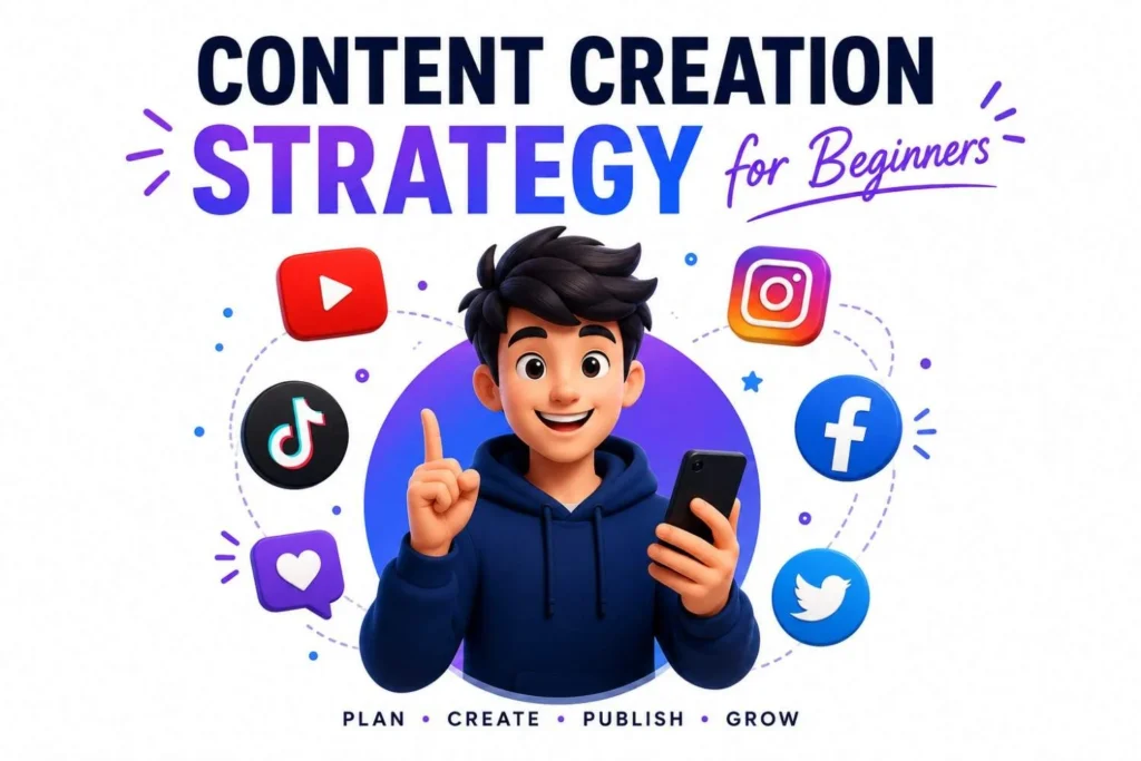 content creation strategy for beginners